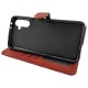 Чехол-книжка Flip Cover LEATHER Samsung A25 5G/A256 красный - фото 2