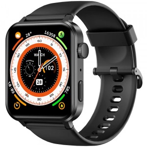 Смарт-часы (Smart watch) Blackview R30 Pro (укр.мова/BT5.0/call/LCD1.85"/IP68/280mAh/20мм) черные - фото