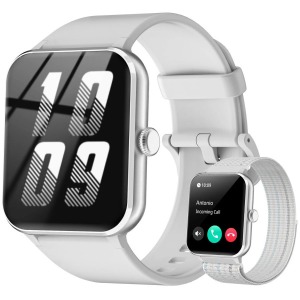 Смарт-часы (Smart watch) Blackview R50 (укр.мова/BT5.0/call/LCD1.85"/IP68/350mAh/20мм) серые - фото