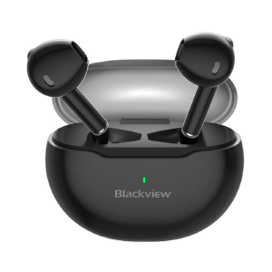 Bluetooth Air Pods Blackview AirBuds 6 TWS (BT 5.3/IPX7) вкладыши черные - фото