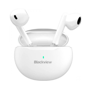 Bluetooth Air Pods Blackview AirBuds 6 TWS (BT 5.3/IPX7) вкладыши белые - фото