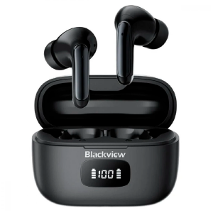 Bluetooth Air Pods Blackview AirBuds 8 TWS (BT 5.3/IPX7) черные - фото