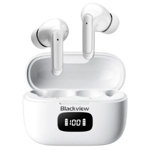 Bluetooth Air Pods Blackview AirBuds 8 TWS (BT 5.3/IPX7) белые - фото