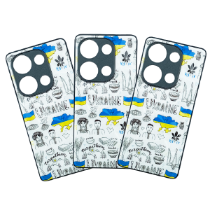 Накладка Ladies UA Samsung A35 5G/A356 #Ukrainian symbols - фото