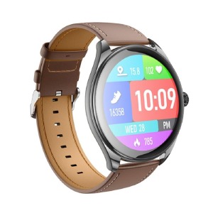 Смарт-часы (Smart watch) Hoco Y22 (укр.мова/BT5.3/call/RAM128Mb/LCD1.43"/IP67/200mAh) черные - фото