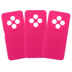 Накладка SOFT Silicone Case Xiaomi Redmi 14с Hot pink тех.пак - фото