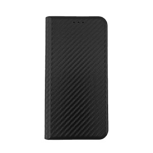 Чехол-книжка Style Case Carbon Xiaomi Redmi Note 13 Pro Plus 5G Black - фото