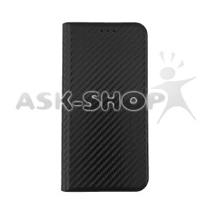 Чехол-книжка Style Case Carbon iPhone 14 Pro Max Black - фото