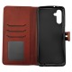 Чехол-книжка Flip Cover LEATHER Samsung A15/A155 красный - фото 1