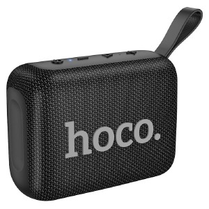 Колонка Hoco HC28 18W/BT5.4/USB/TFcard/FM/TWS/1200mAh черная 12,5х9,5х5,4 см - фото