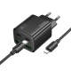 СЗУ Type-C to Type-C Hoco N55 GaN 2USB/2PD20W/3A/QC3.0 черное 1 м - фото 1