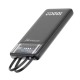 Power bank/Павербанк 10000mA Konfulon A38Q PD20w/cable type-C 22.5w/cable lightning 15w  черный - фото 1