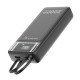 Power bank/Павербанк 20000mA Konfulon A39Q PD20w/cable type-C PD20w/cable lightning 15w черный - фото 1