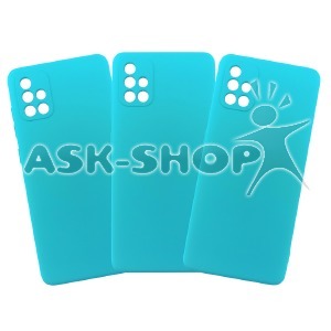 Силикон FULL Cover Samsung A06/A065 Ice blue - фото