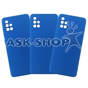 Силикон FULL Cover Samsung A31/A315 Electric blue - фото