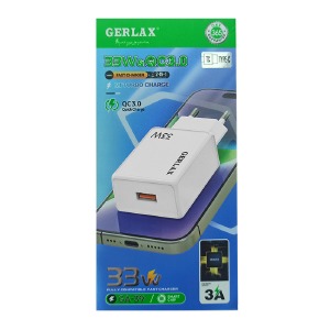 СЗУ Type-C Gerlax GA-39 1USB/33W белый 1м - фото