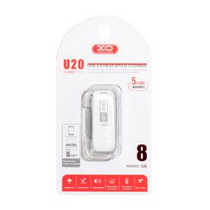 USB 8GB 2.0 XO U20 белая - фото