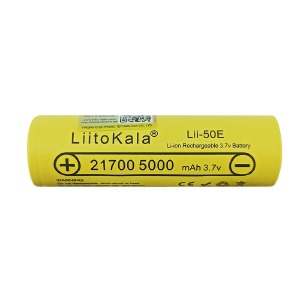 Аккумулятор 26650 LiitoKala Lii-50E 5000mA Li-ion 3.7V по 2шт/цена за 1бат.  - фото