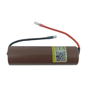 Аккумулятор 18650 LiitoKala Lii-HG2-cable с проводом под пайку 3000mA по 2шт/цена за 1бат.(Discharging 20A) - фото