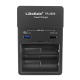 Зарядное для аккумуляторов LiitoKala TR-2000 2х/универсальное/Li-ion/NiMH/NiCD/2USB/PowerBank Function/13,5x9x3,3 см/черное - фото 1