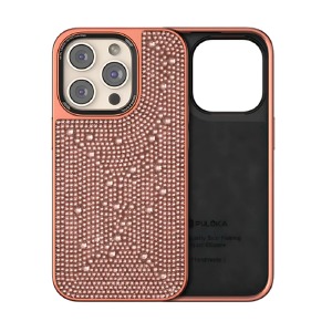 Накладка Puloka Diamonds iPhone 16 Pro Bronze - фото