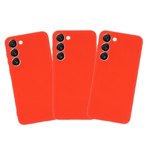 Накладка FULL Liquid Silicone Case Samsung S24 FE/S721B Red - фото