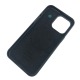 Накладка Leather Case with MagSafe iPhone 16 Black - фото 1