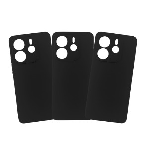 Силикон FULL TPU Xiaomi Redmi Note 14 4G Black тех.пак - фото