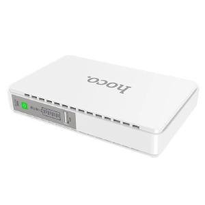 ИБП DC UPS (бесперебойник) для роутера 8800 mAh Hoco DB25 DC(9/12V)/USB 5V/LAN/POE - фото