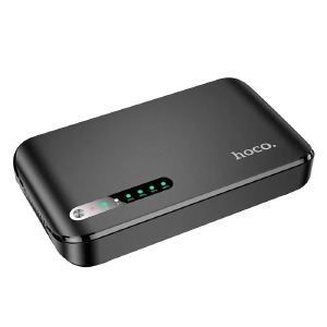 ИБП DC UPS (бесперебойник) для роутера 20000 mAh Hoco DB62 DC(9/12V)/USB/Type-C 5V/LAN/POE - фото