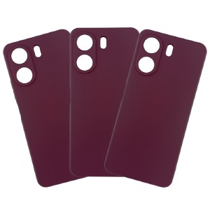 Накладка FULL Liquid Silicone Case Samsung S23 FE/S711B Bordo - фото