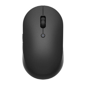 Компьютерная мышка беспроводная Xiaomi Mi Dual Wireless Mouse Silent Edition 6 кнопок/BT4.2/USB 2.4GHz/1300DPI черная (HLK4041GL/HLK4032CN) - фото