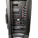 Колонка чемодан BT-120D 2 беспроводных микрофона/BT/USB/TF/AUX/FM/эквалайзер/разъем для гитары 50х32х30 см - фото 3