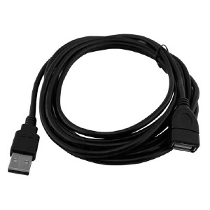 Удлинитель USB (мама-папа) 2.0 3м черный - фото