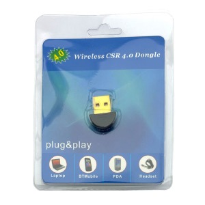 Bluetooth адаптер V 4.0-USB 2.0 черный - фото