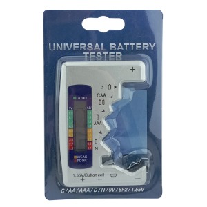Универсальный тестер батареек/аккумуляторов AA/AAA/18650/крона/часовые и т.д. - фото