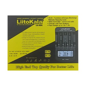 Зарядное для аккумуляторов LiitoKala Lii-ND4 (4х, универсальное,подходит для многих аккумуляторов, NiHM, Test capacity) СЗУ+АЗУ - фото