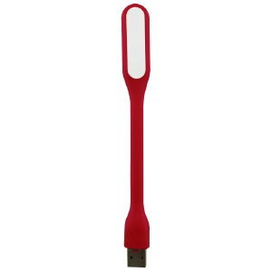 USB LED подсветка гибкая красная (работает от powerbank)  - фото